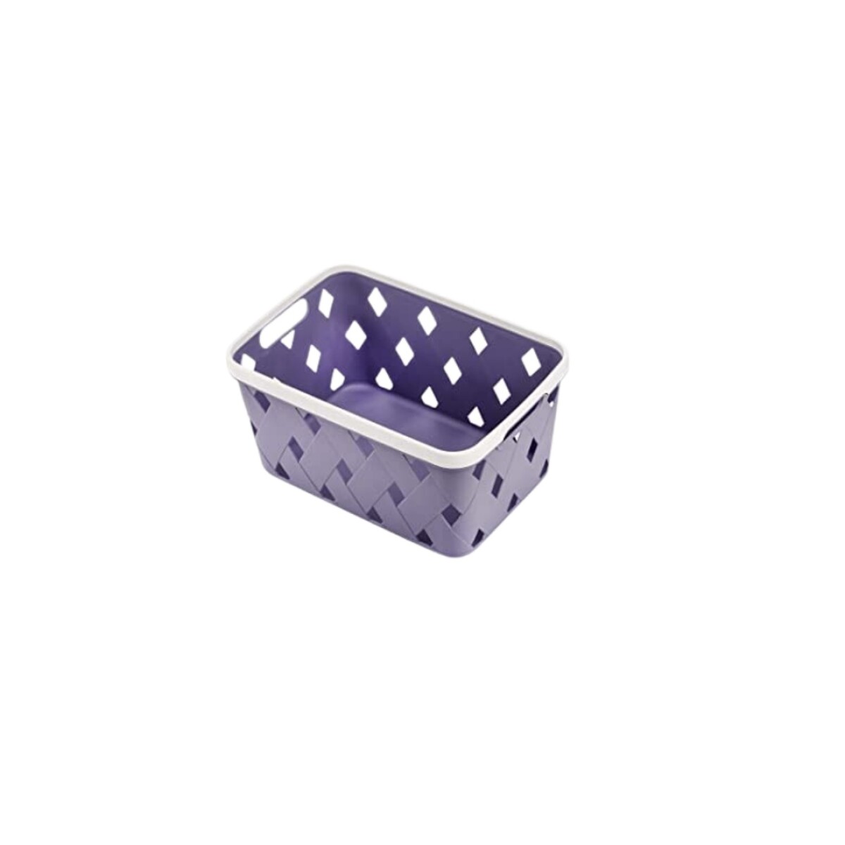 CESTO CANASTO ORGANIZADOR CALADO 27X18,7X14,5CM 