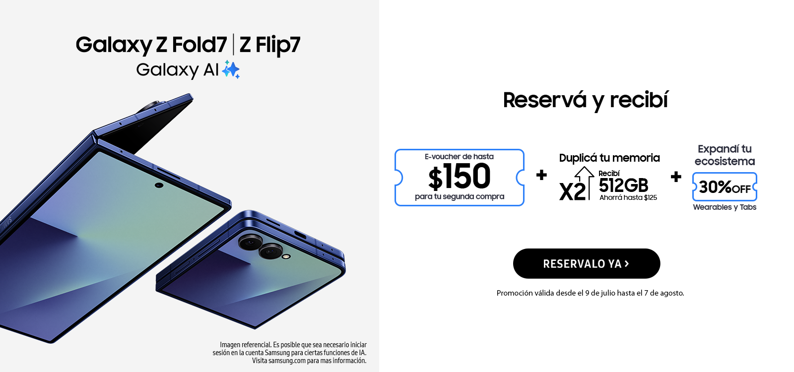 Pre-venta Galaxy Fold y Flip 7