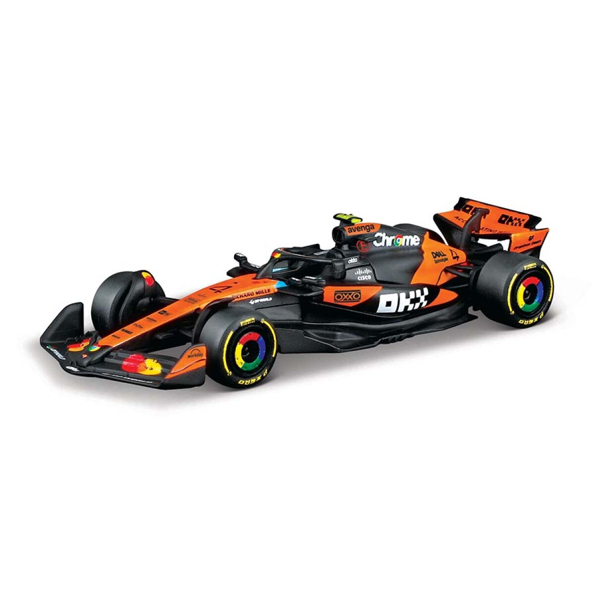 JUGUETE BBURAGO AUTO F1 1:64 BL MCLAREN NOR 58001 