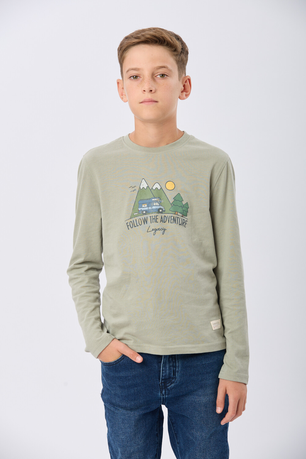 REMERA ESTAMPADA Verde