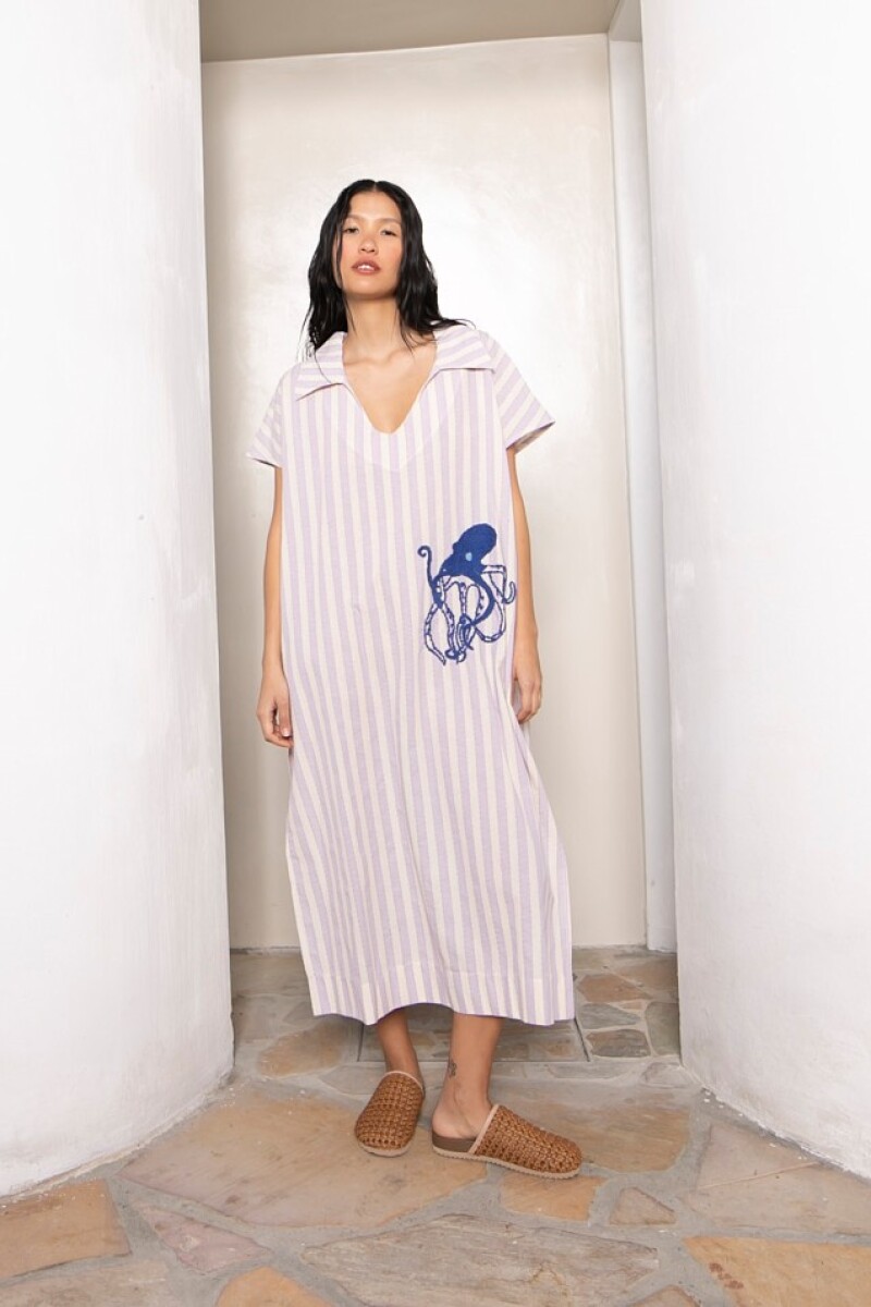 Tunica Bordada - Octopus 