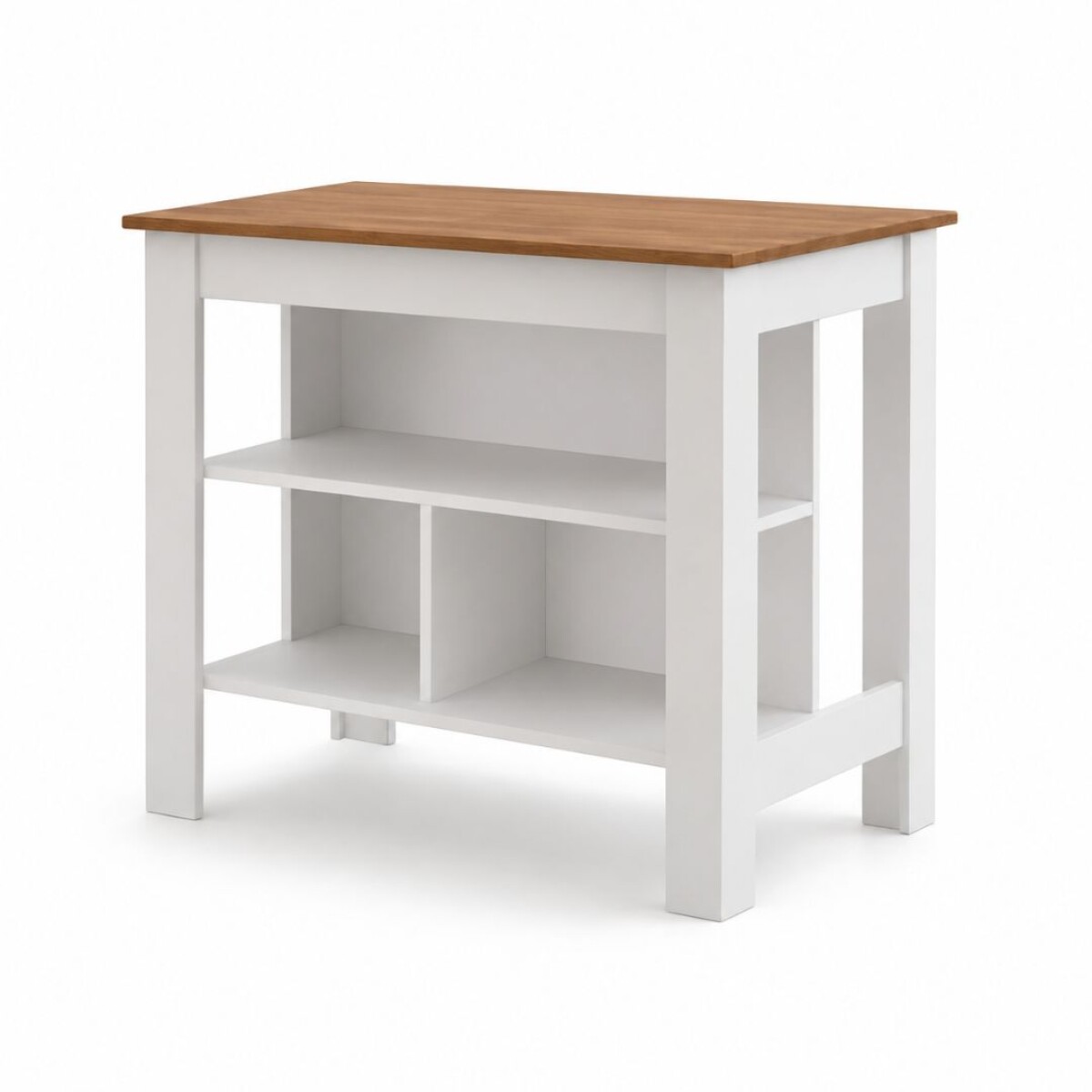 Mesa Isla de Cocina Blanco/Freijo 