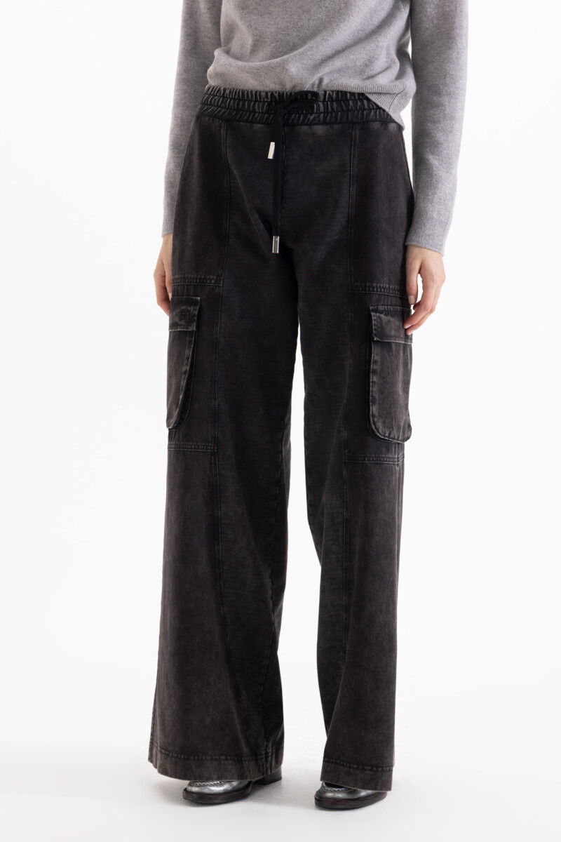 PANTALON SHELL Negro