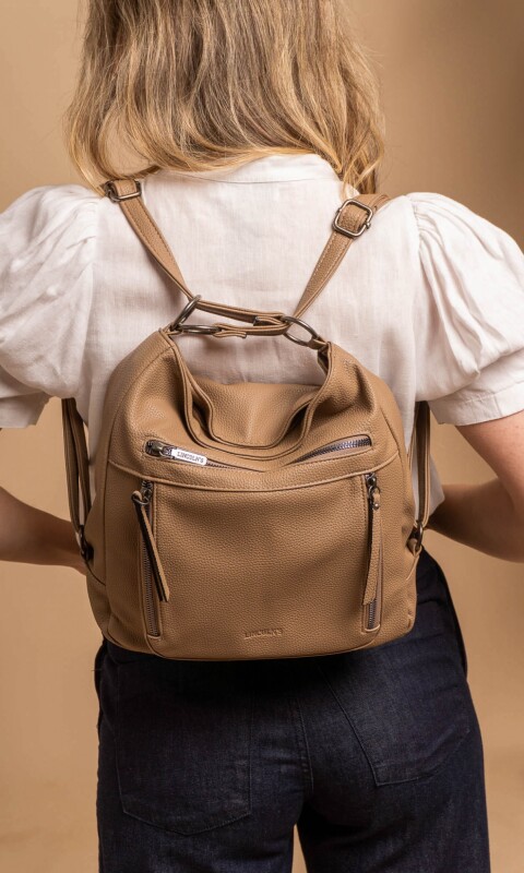 CARTERA MOCHILA CALENDULA TOPO