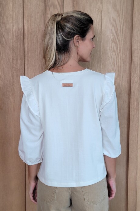 Remera Paloma Crudo