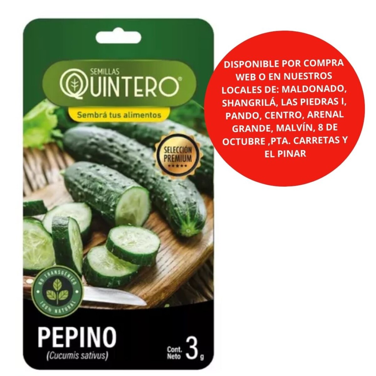 Semillas - Pepino X3G 