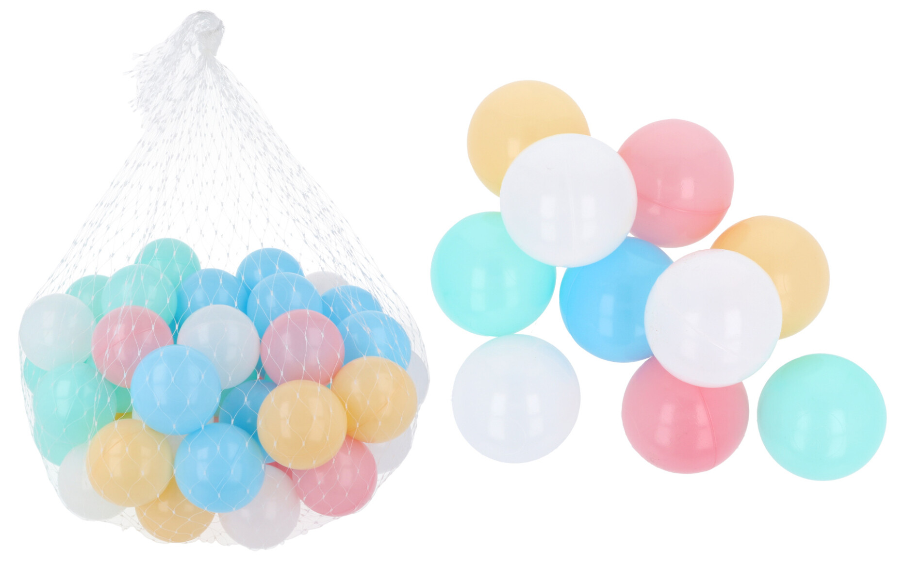 Pelotas para pelotero color pastel 50 unidades 