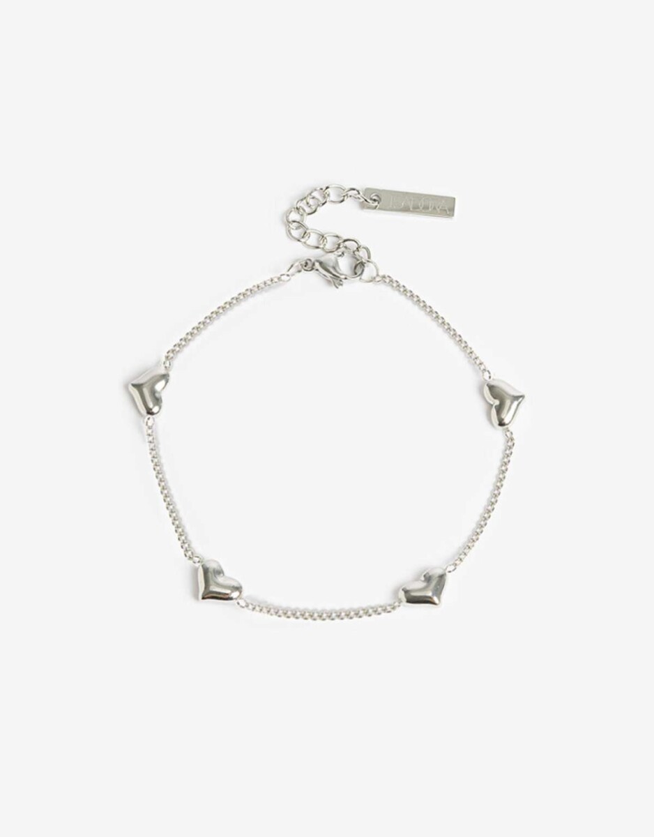 Pulseras Flexibles Metal - Plateado 