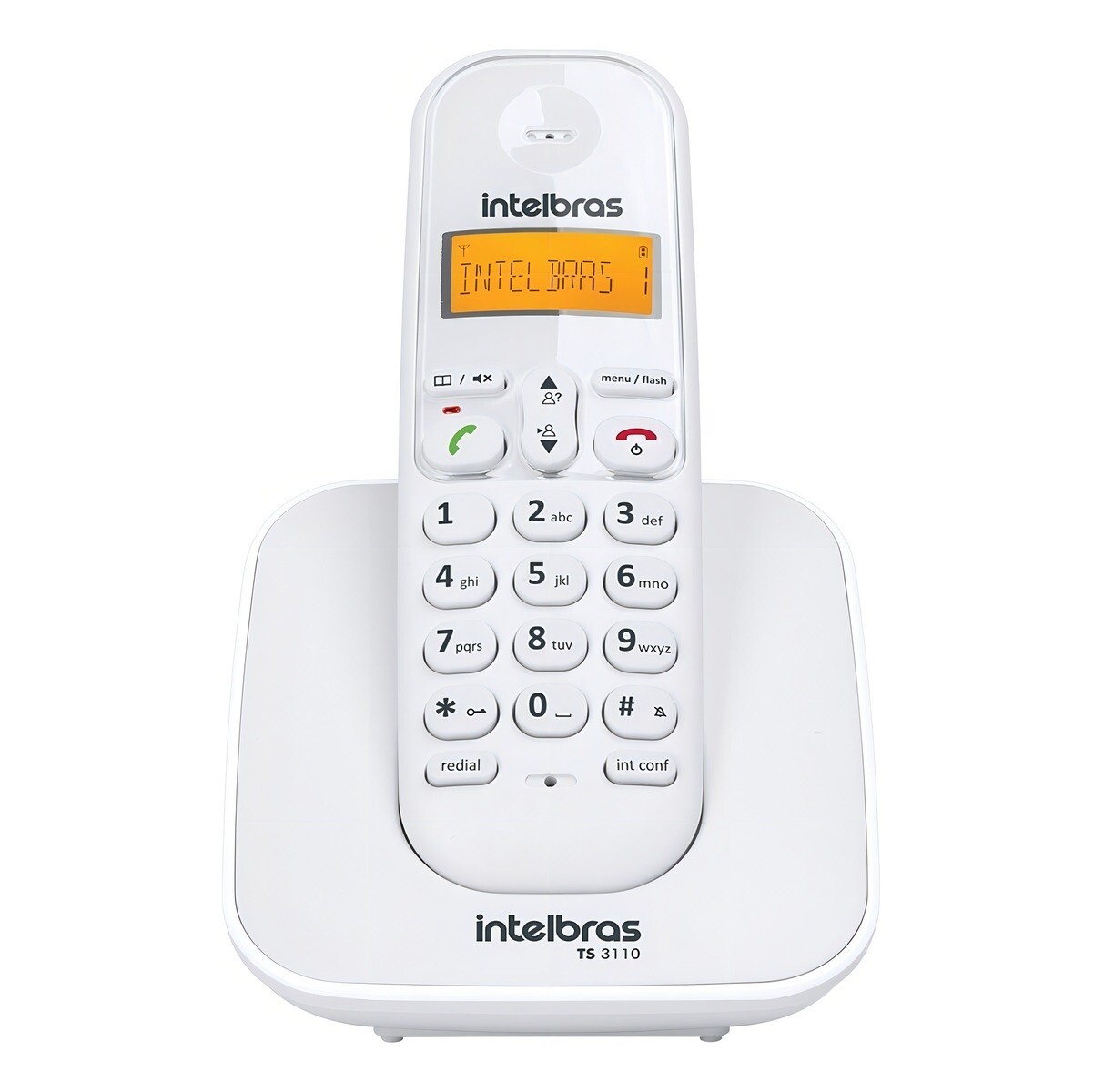 Teléfono Intelbras Ts 3110 Inalámbrico - Color Blanco 