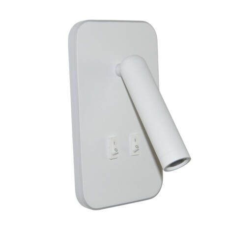 Portátil led de pared con SPOT móvil, DOBLE LUZ BLANCA