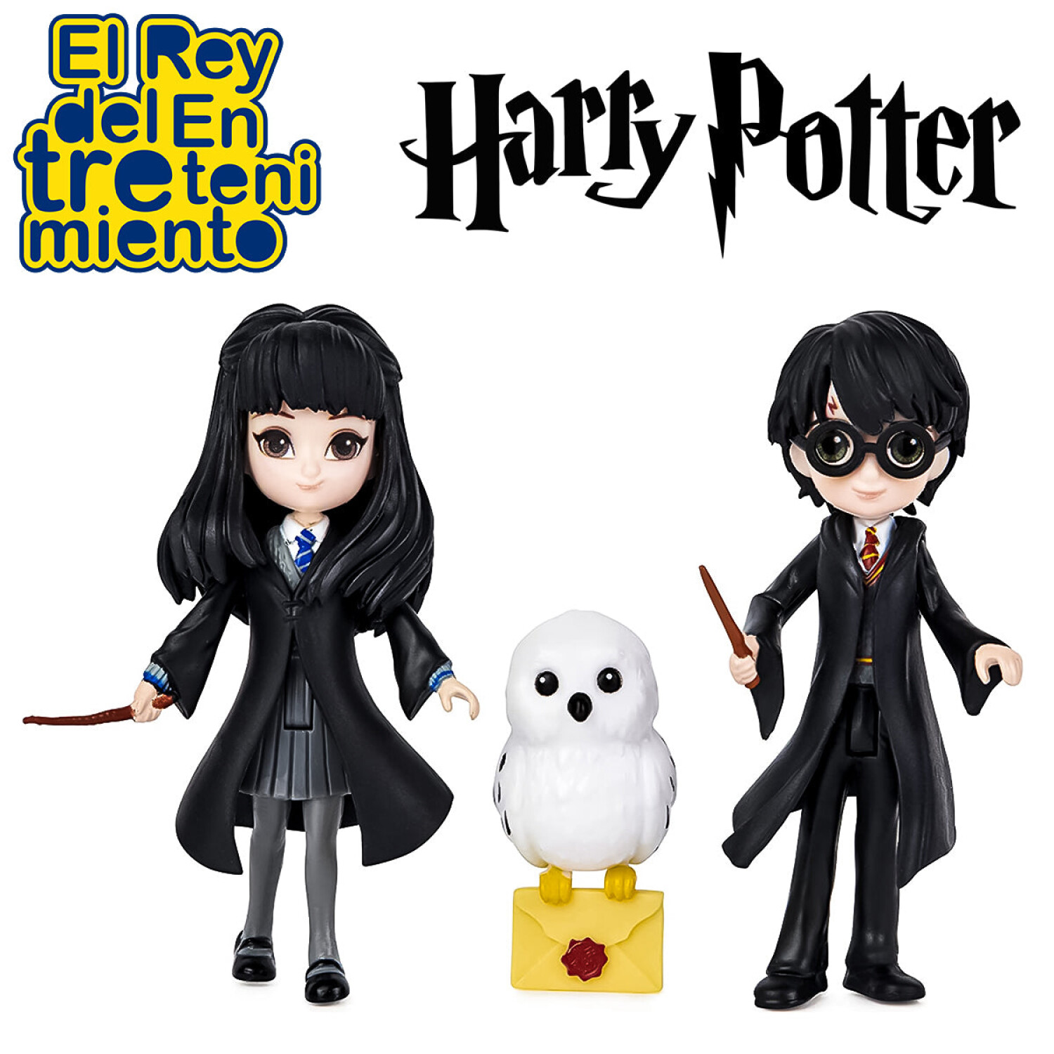Figuras Harry Potter + Cho y Hedwig Magical Minis — El Rey del