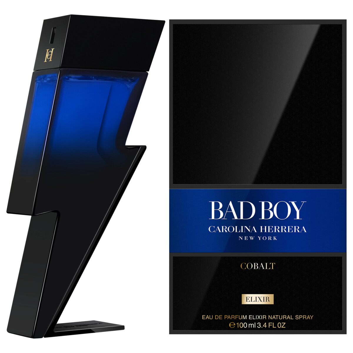 Perfume Carolina Herrera Bad Boy cobalt elixir edp 100ml. 