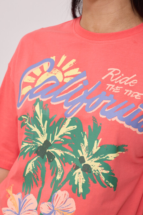 T-SHIRT TUITO RUSTY Coral