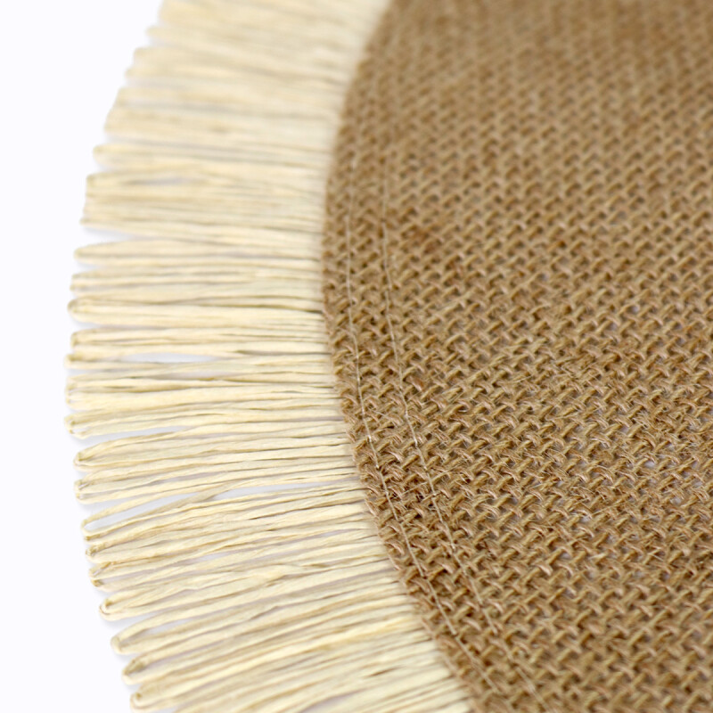 INDIVIDUAL RED BEIGE COMB 38CM Unica
