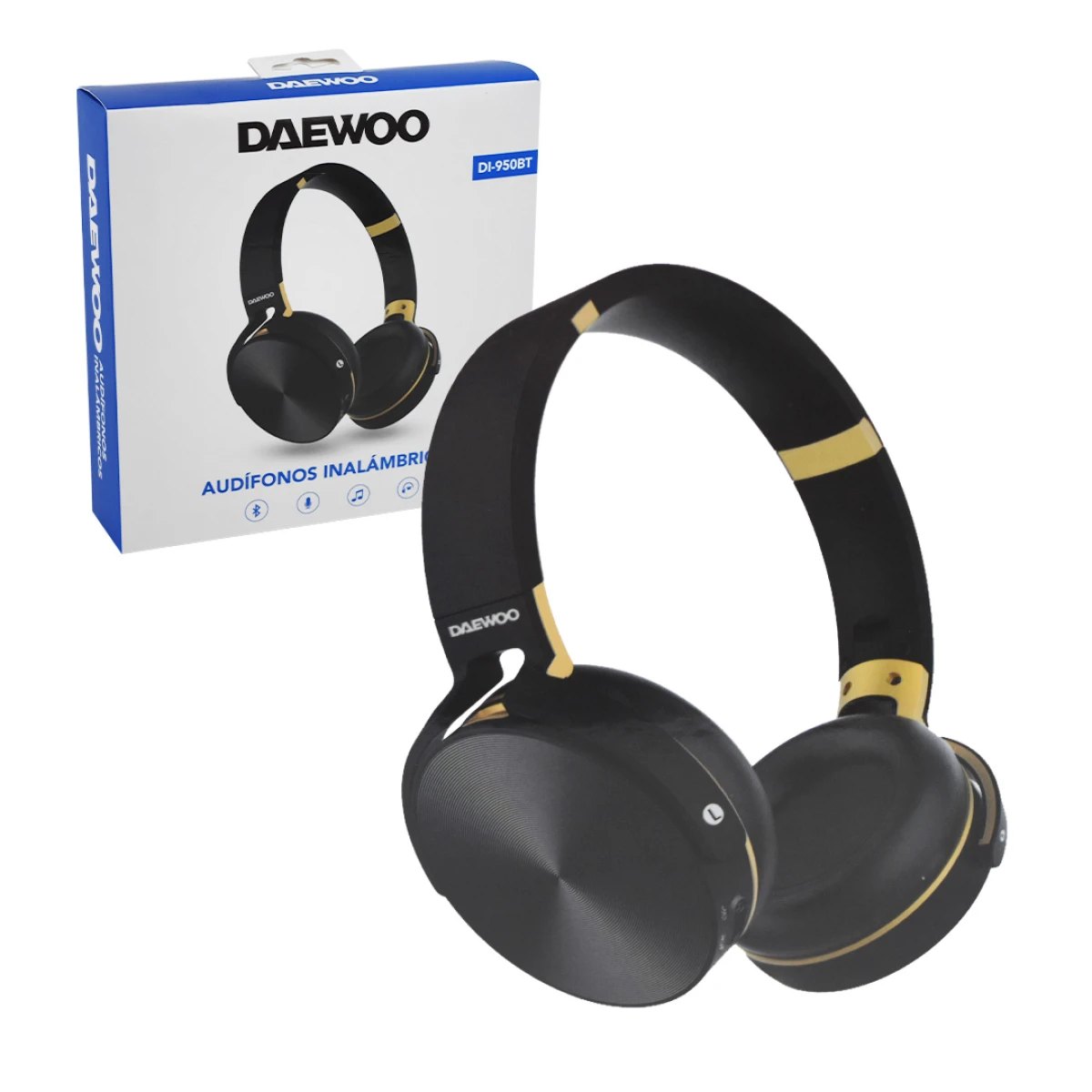Auriculares Inalambricos Daewoo con BLUETOOTH 