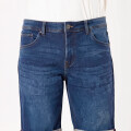 BERMUDA JEAN PARVES Azul Medio