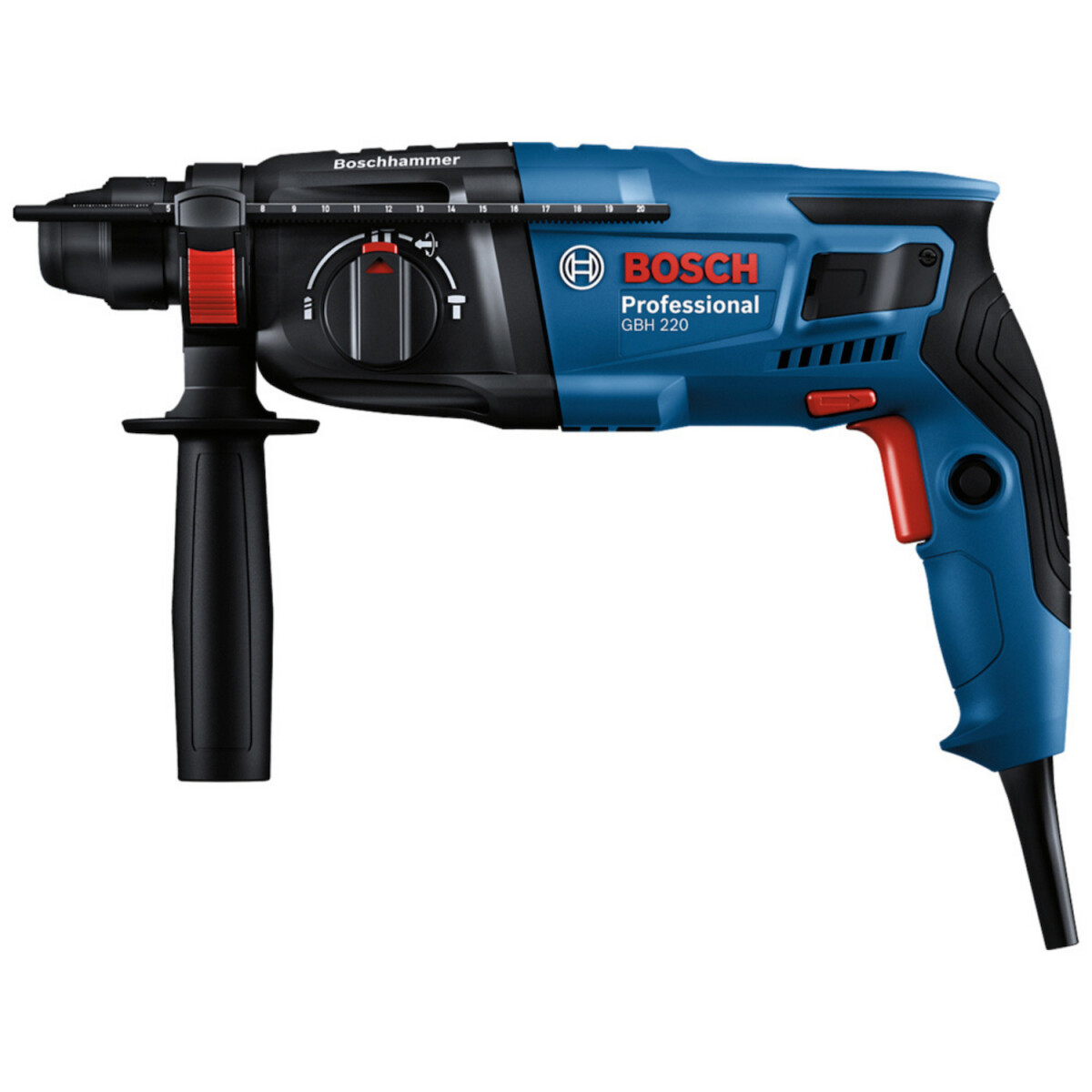 Rotomartillo Bosch GBH 220 720W 220V con maletín 1 año / Bosch 