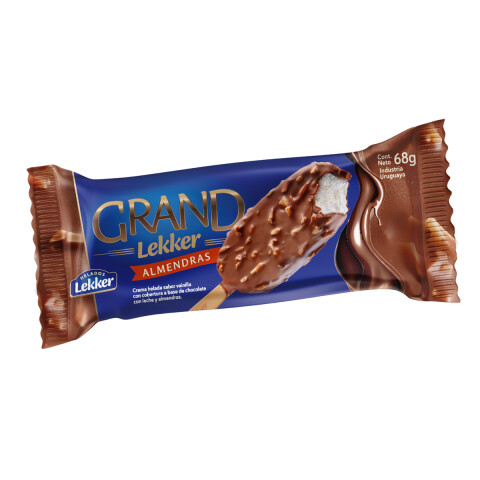 P. GRAND LEKKER CREMA COB. CHOC. C/LECHE Y ALMENDRAS P. Grand Lekker Crema Cob. Choc. C/leche Y Almendras