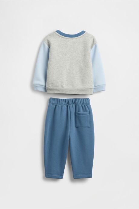 Set De Buzo Y Pantalòn Deportivo Bebé Colorblock