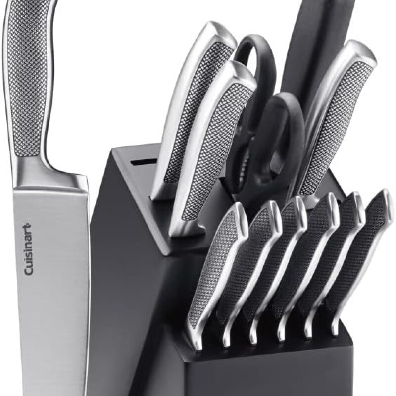 Juego de 13 pzas cuchillos acero inox con soporte Cuisinart Juego de 13 pzas cuchillos acero inox con soporte Cuisinart