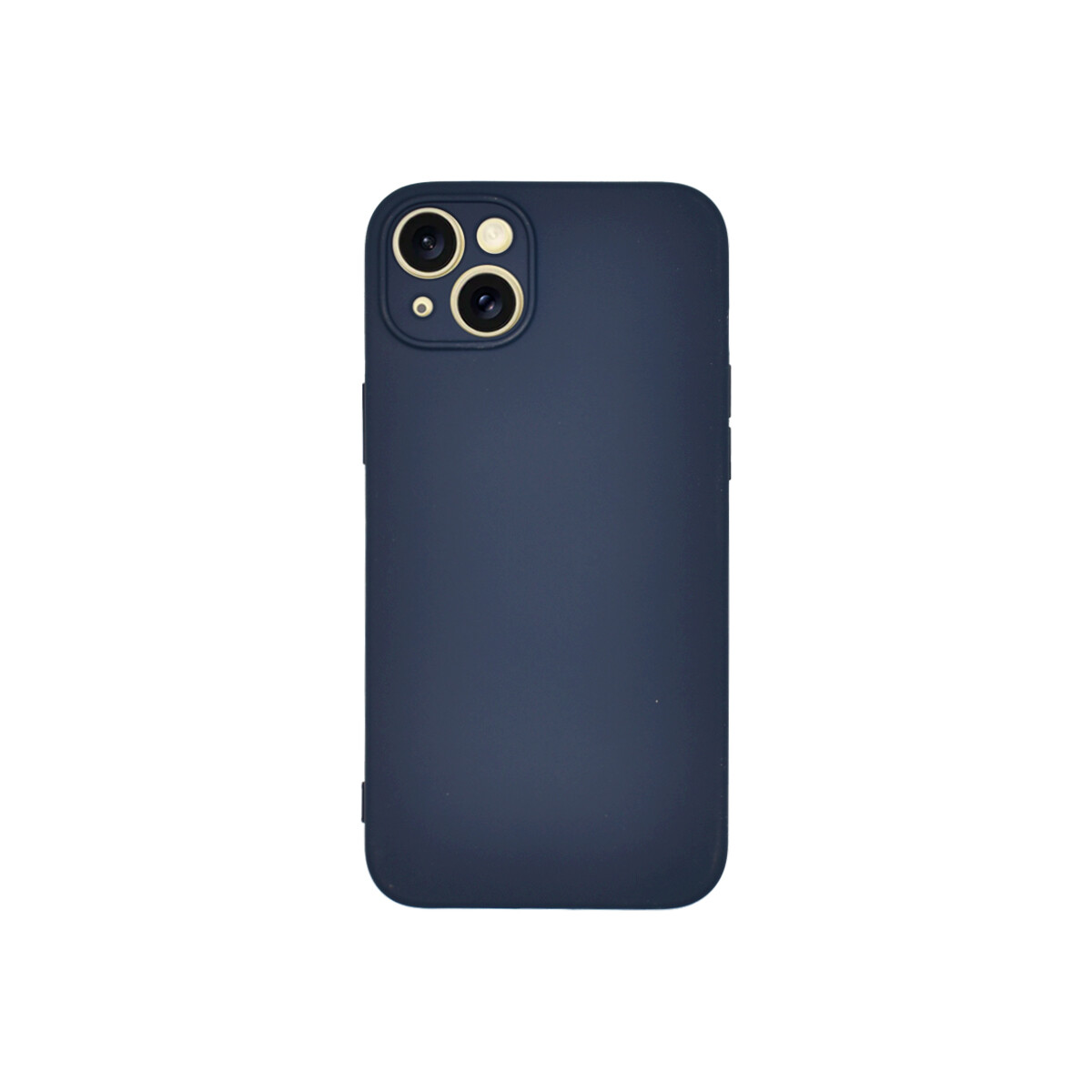 Protector iPhone 15 Plus engomado color azul 