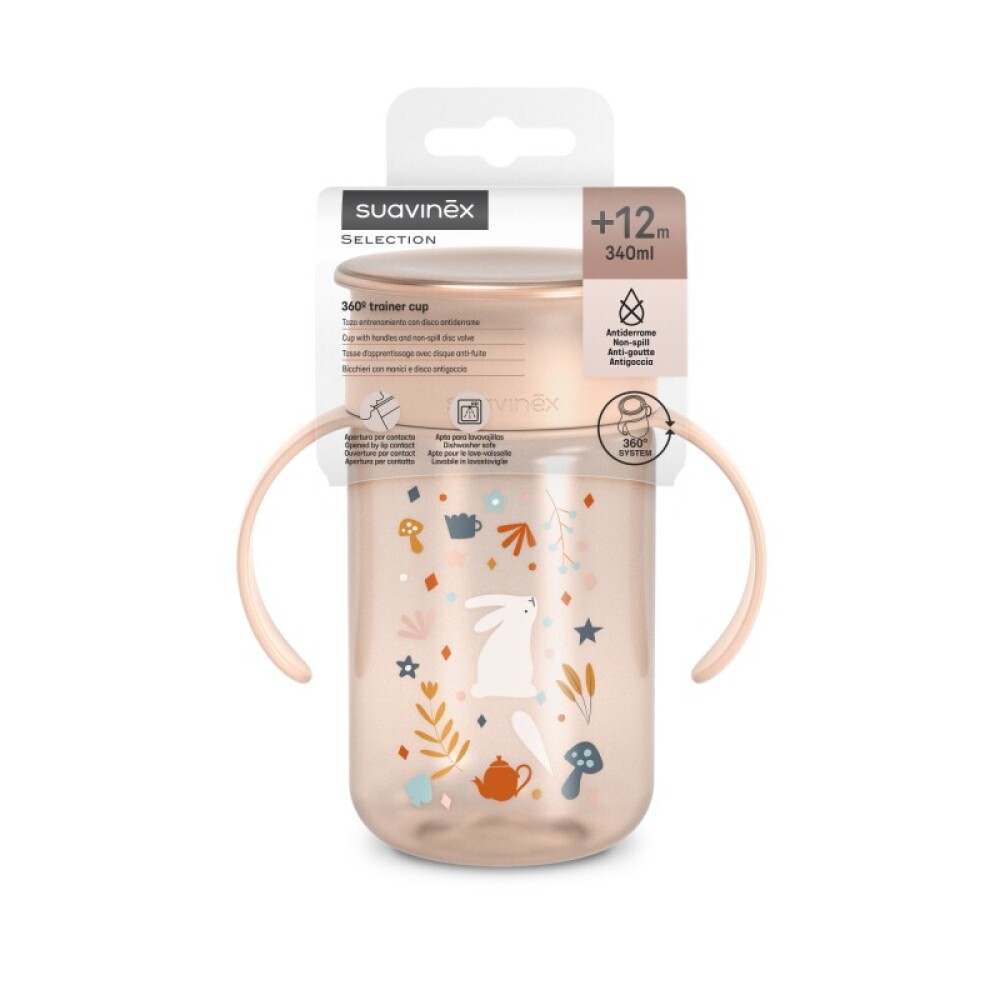 Vaso 360 SUAVINEX wonder rosa
