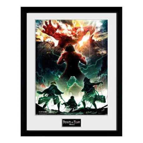 Cuadro Attack On Titan Frame Print - Attack Titan Cuadro Attack On Titan Frame Print - Attack Titan
