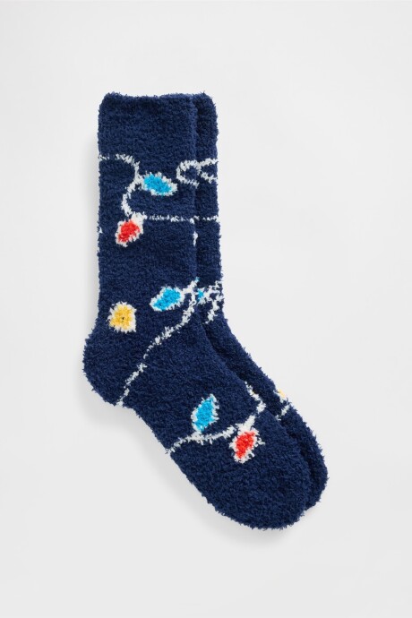 Medias Cozy Mujer Navy Gap Lights
