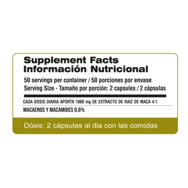 Extracto de Maca Cápsulas - Qualivits Extracto de Maca Cápsulas - Qualivits