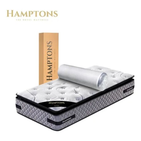 Sommier 1 Plaza Hamptons Platinum Negro