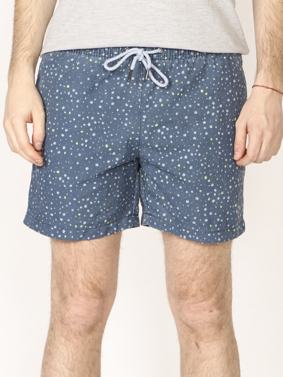 Short Miami-harry - Azul Osc/verde 