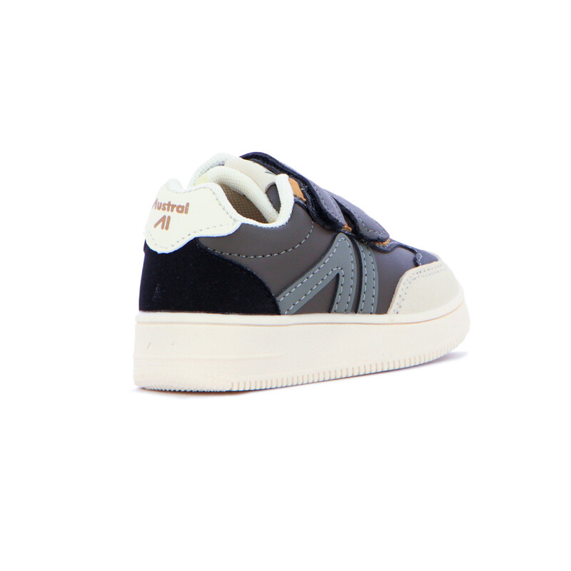 Championes Austral Kids Light Marino Gris Marron-gris