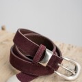 Imagen de Cinto Hebilla Plateado - Bordo