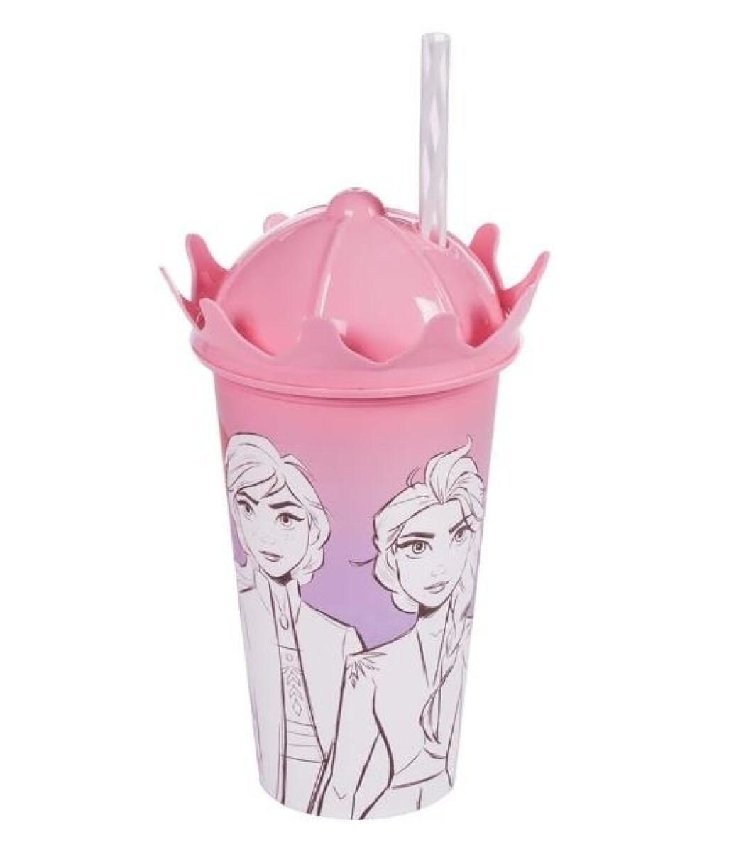 Vaso Shake 500 Ml Forma Plástico Frozen 