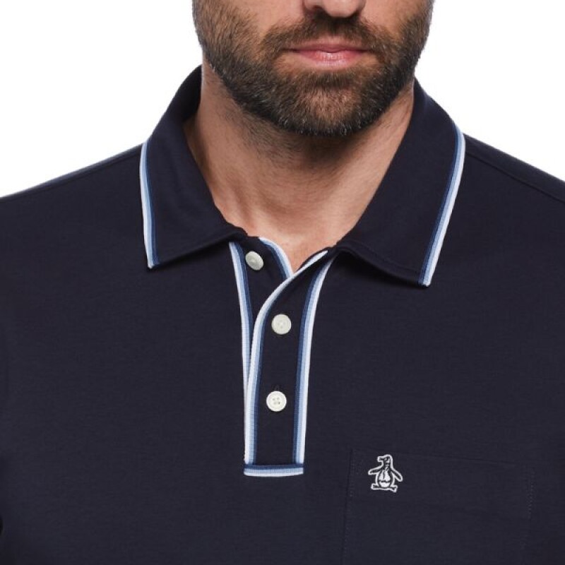Remera Polo Original Penguin Marino