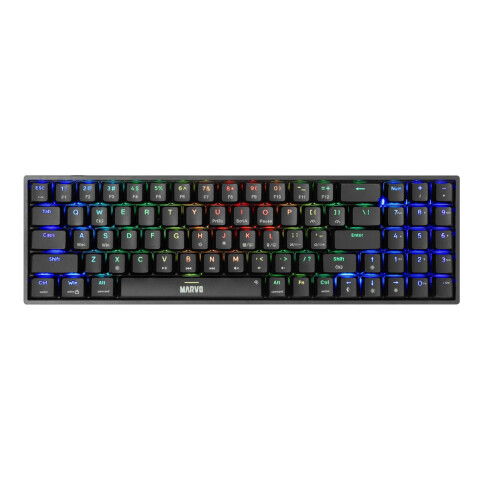  teclado Marvo Mecánico Kg956 75% TECLADO MARVO MECáNICO KG956 75% SW YELL