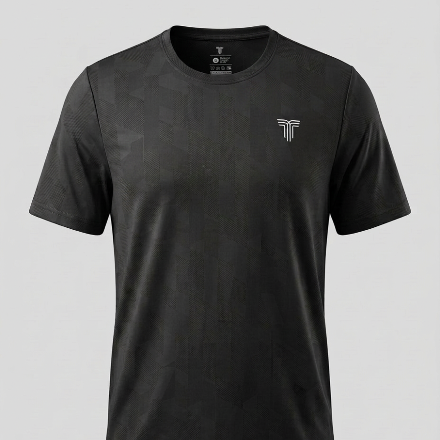 Remera de Hombre TIFFOSI Running Negro