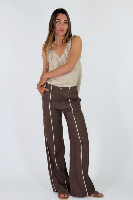 PANTALON CAILA Chocolate
