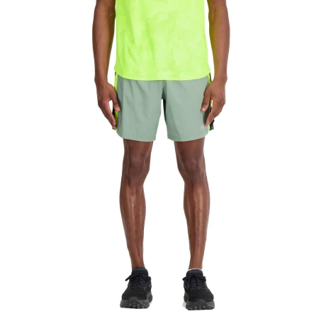 Short New Balance de Hombre - Accelerate 7 Inch - MS23230DKJ DARKJUNI