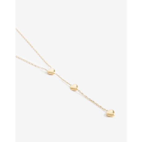 Collares Cortos Metal Dorado