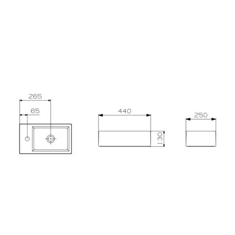 Bacha de apoyo rectangular 44x25 cm c/mesa Blanca Brillante Celite Bacha De Apoyo Rectangular 44x25 Cm C/mesa Blanca Brillante Celite