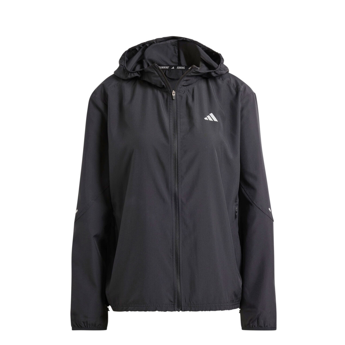 Campera de Mujer Adidas Run It - Negro - Blanco 