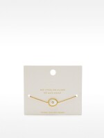 Pulsera De Perla De Agua Dulce Con Circonita - Plata De Ley 925 dorado
