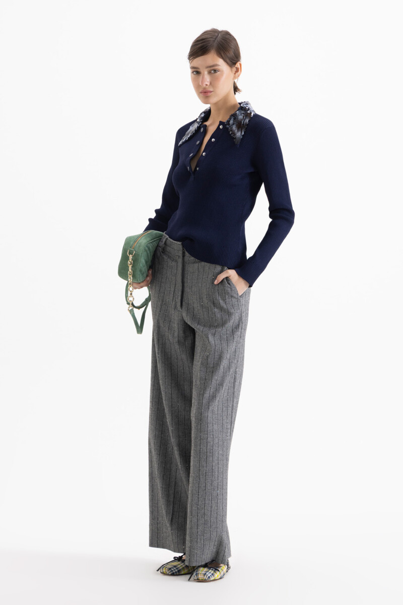 TOP SQUARE Azul Marino