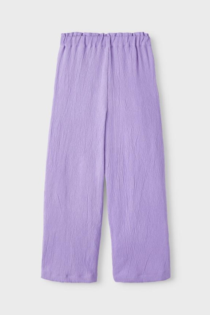 Pantalones Wide Leg Fit Aster Purple