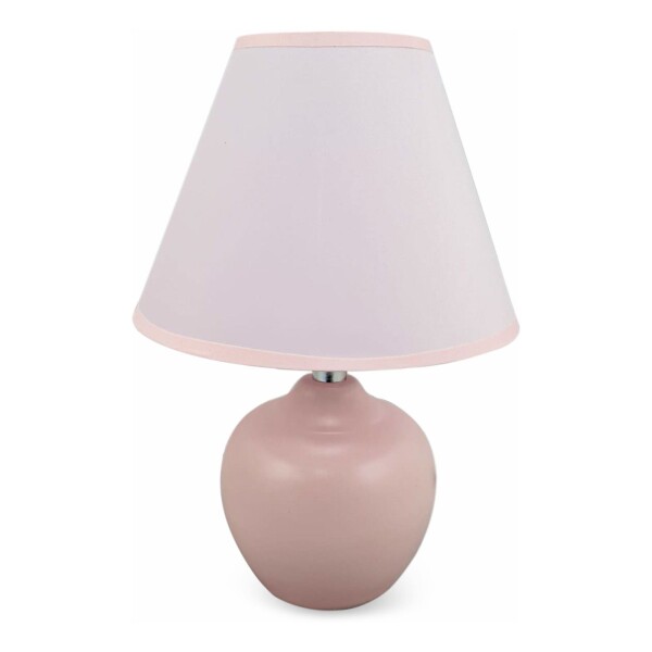 Lampara Portatil Mesa Ceramica Escritorio Luz Calidad Color Variante Rosa