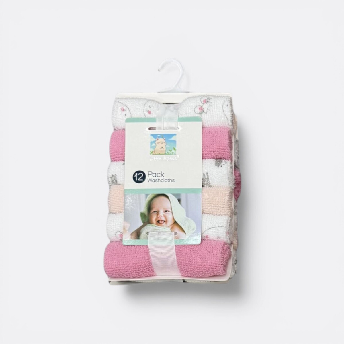 Babitas De Bebé Pack X12 Colores - Rosa Y Blanco 