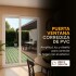 Ventana de PVC Blanco 200 X 200 Puerta Corrediza Cerradura Ventana de PVC Blanco 200 X 200 Puerta Corrediza Cerradura