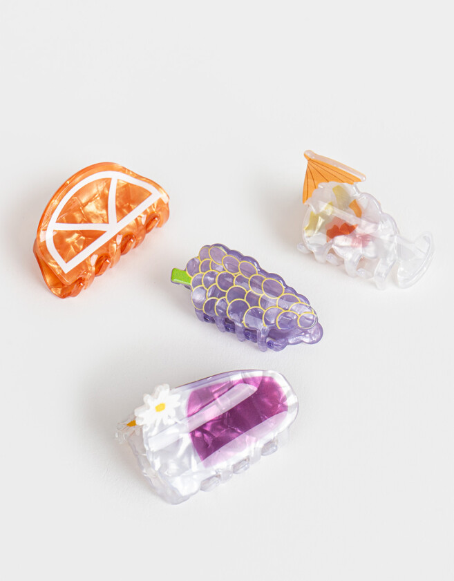 Broches Sets Foodie Set De Broches Frutas - Combinacion Multicolor