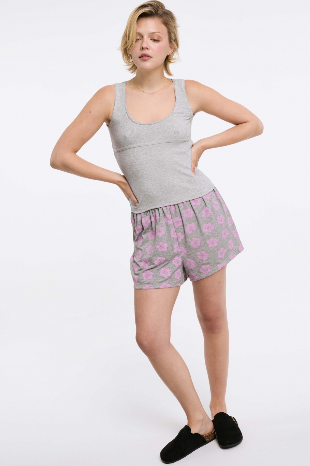 Top Roma Gris Melange